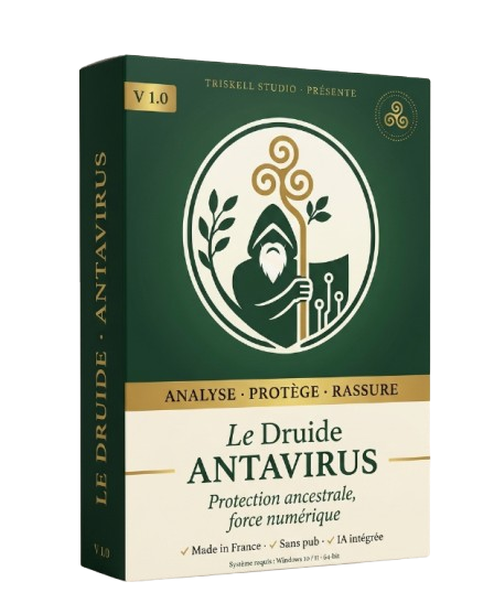 Le Druide Antavirus — boîte logiciel